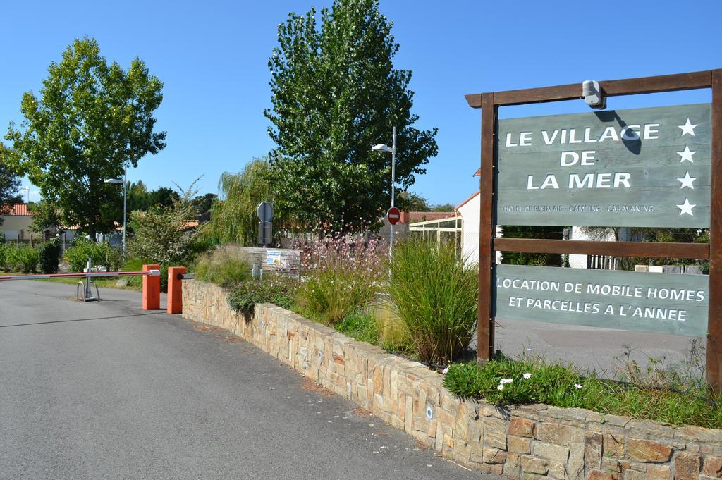 Camping Le Village De La Mer Les Moutiers Exteriér fotografie